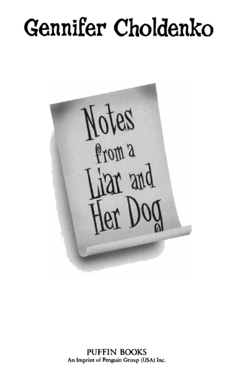 Cover image for book Notes from a Liar and Her Dog