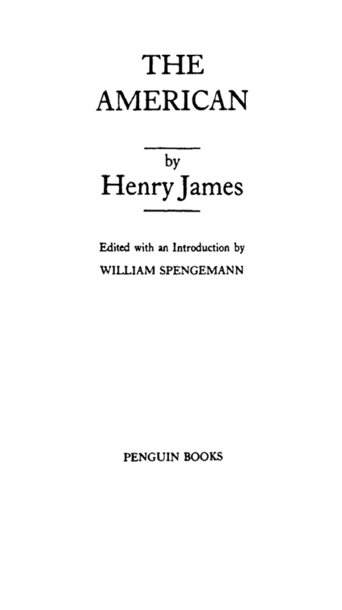 Cover image for book The American
