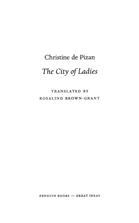 Cover image for book The City of Ladies