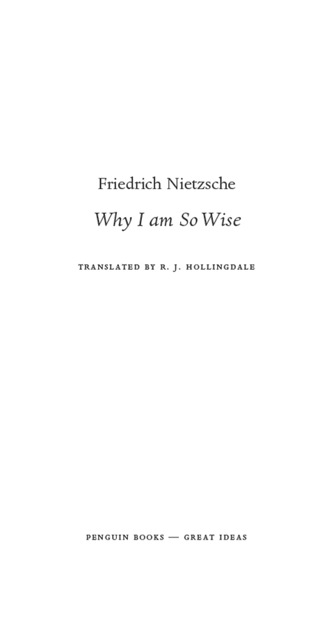 Cover image for book Why I Am So Wise