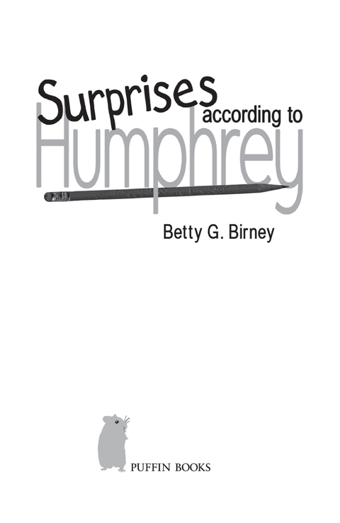 Cover image for book Surprises According to Humphrey