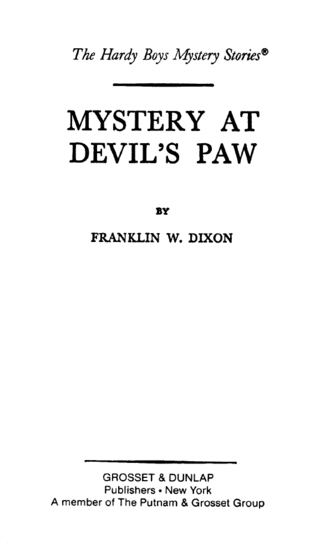 Hardy Boys 38: Mystery at Devil's Paw