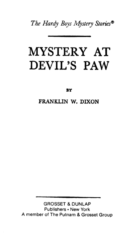Cover image for book Hardy Boys 38: Mystery at Devil's Paw