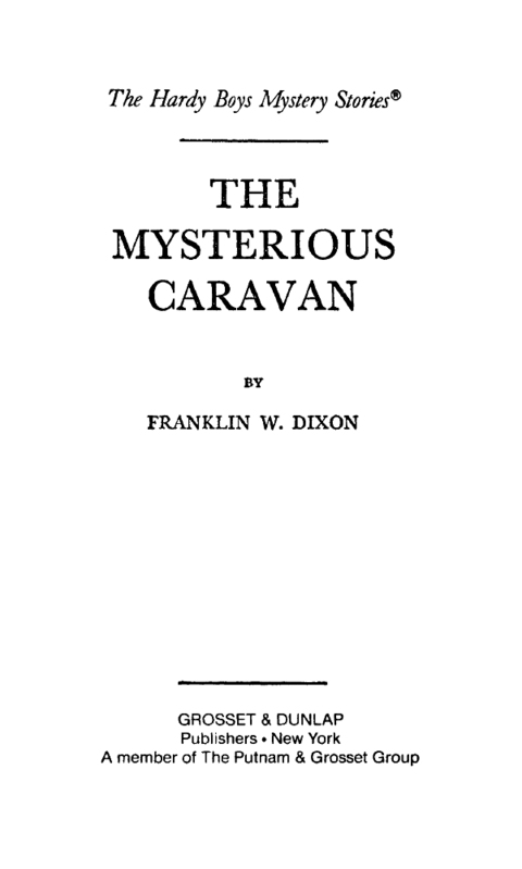 Cover image for book Hardy Boys 54: The Mysterious Caravan