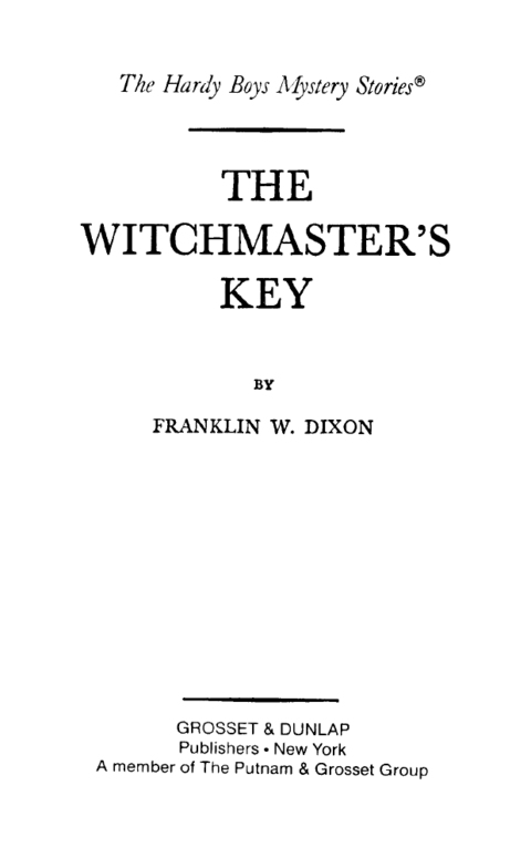 Cover image for book Hardy Boys 55: The Witchmaster's Key