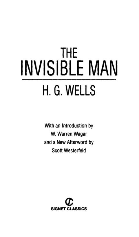 Cover image for book The Invisible Man