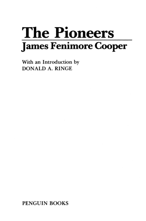 Cover image for book The Pioneers