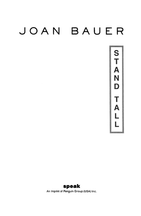 Cover image for book Stand Tall