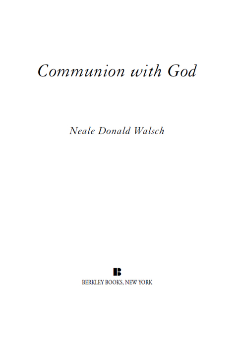 Cover image for book Communion with God