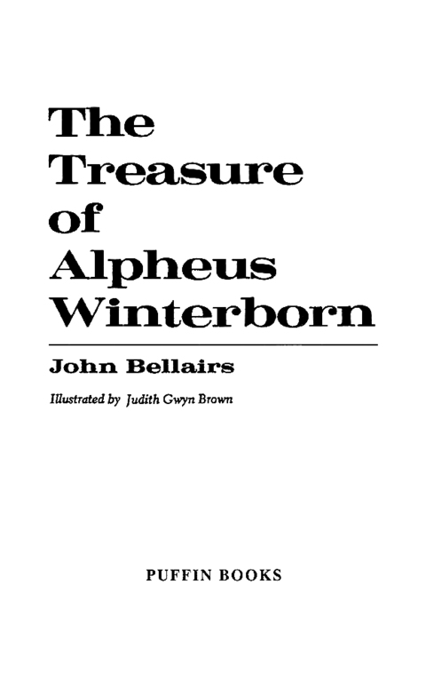 Cover image for book The Treasure of Alpheus Winterborn