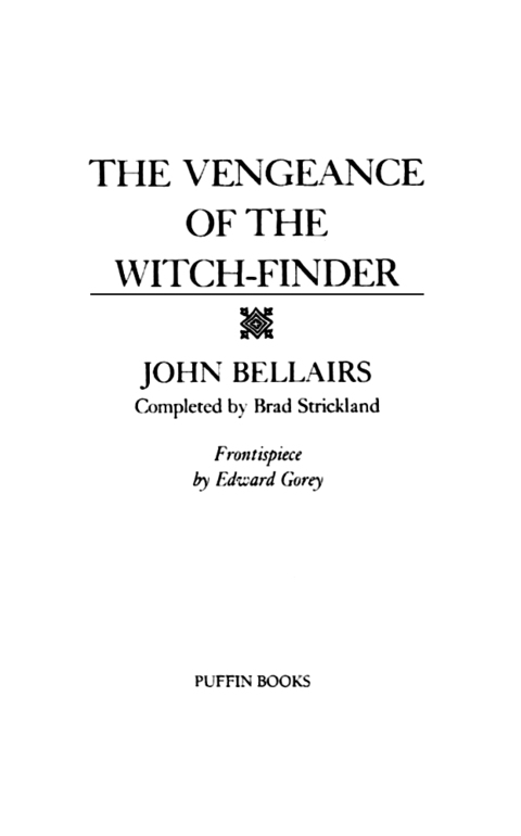 Cover image for book The Vengeance of the Witch-Finder