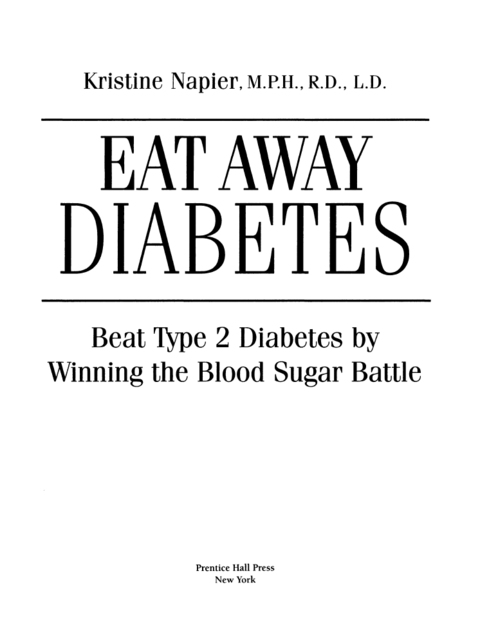 Cover image for book Eat Away Diabetes