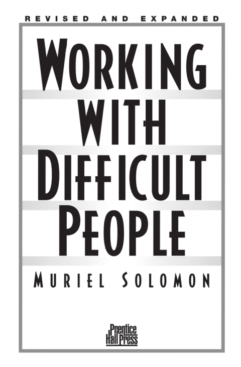 Cover image for book Working with Difficult People