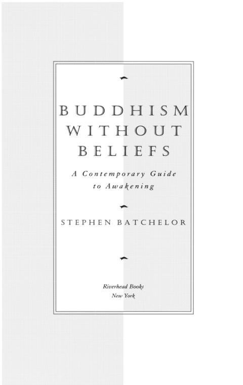 Cover image for book Buddhism without Beliefs