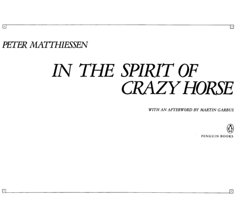Cover image for book In the Spirit of Crazy Horse