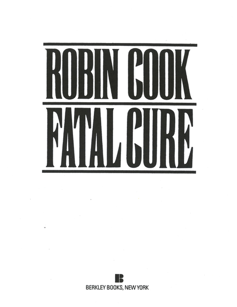Cover image for book Fatal Cure