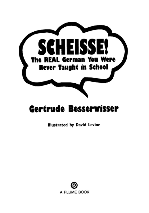 Cover image for book Scheisse!