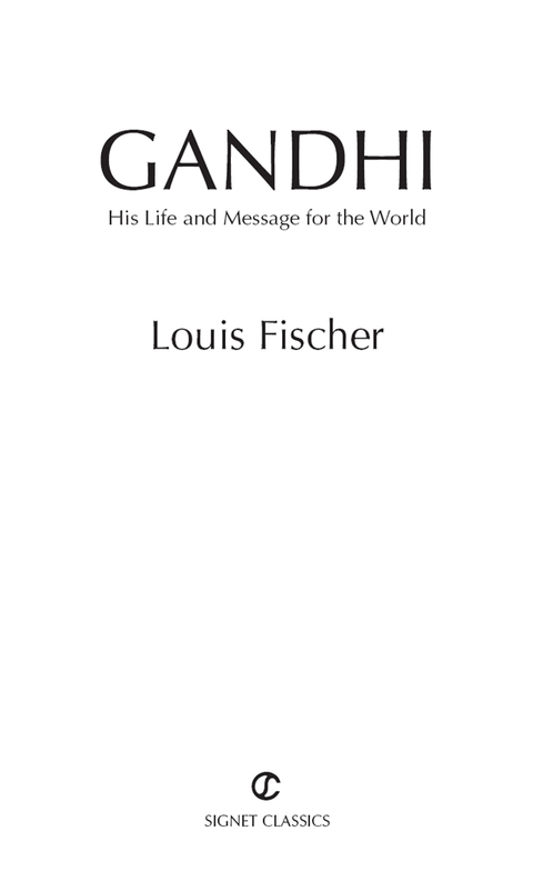 Cover image for book Gandhi