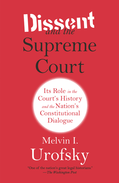 Cover image for book Dissent and the Supreme Court