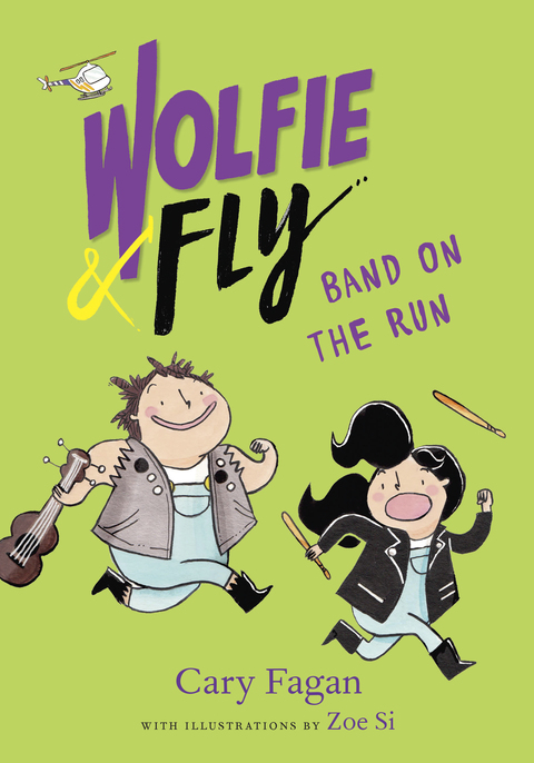 Cover image for book Wolfie and Fly: Band on the Run