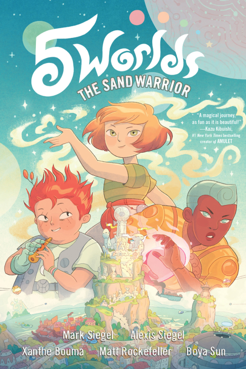 Cover image for book 5 Worlds Book 1: The Sand Warrior