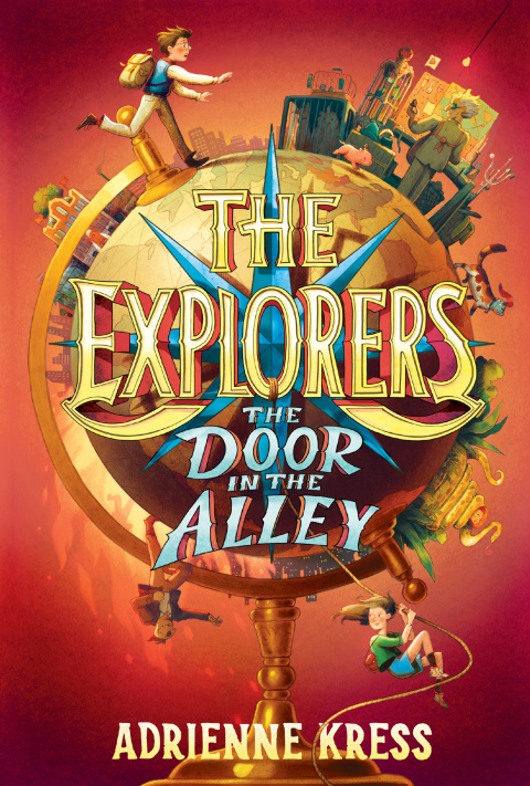 Cover image for book The Explorers: The Door in the Alley