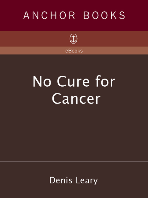Cover image for book No Cure for Cancer