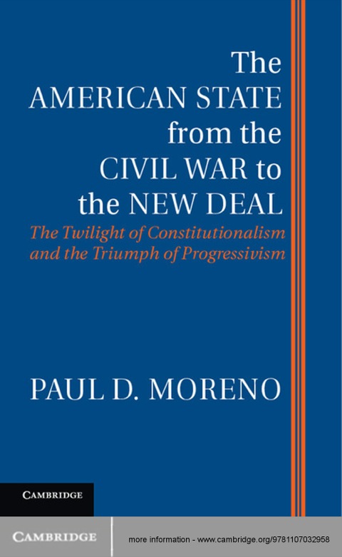 Cover image for book The American State from the Civil War to the New Deal