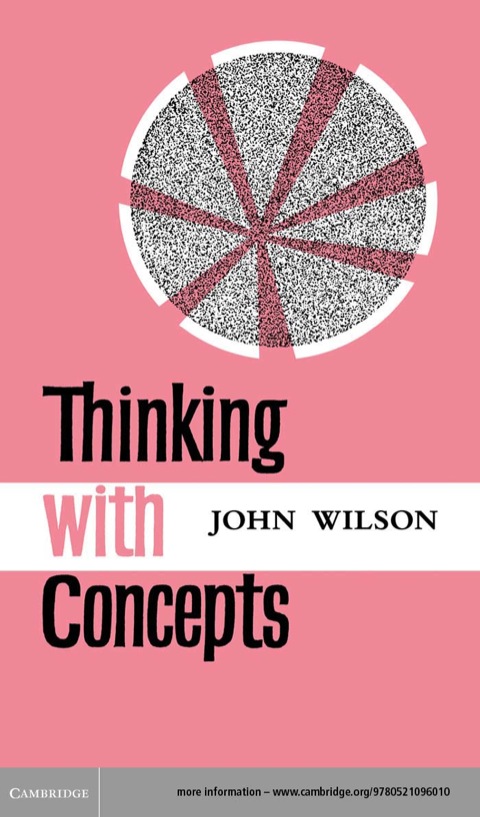 Cover image for book Thinking with Concepts