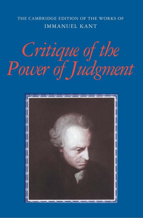 Cover image for book Critique of the Power of Judgment