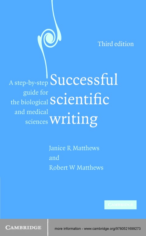 Successful Scientific Writing 