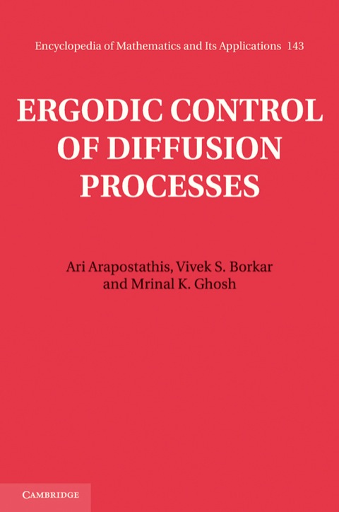 Cover image for book Ergodic Control of Diffusion Processes