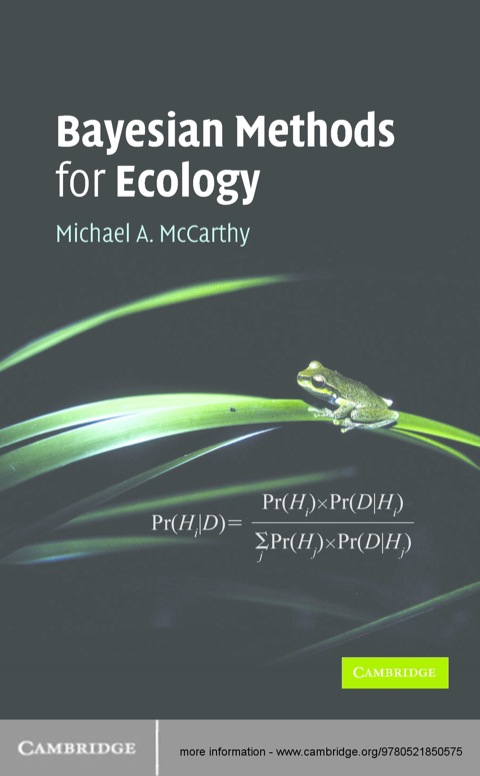 Cover image for book Bayesian Methods for Ecology