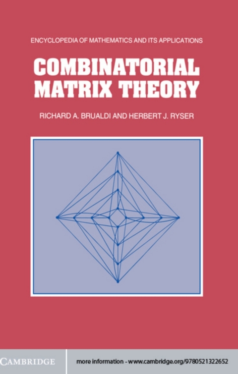 Cover image for book Combinatorial Matrix Theory