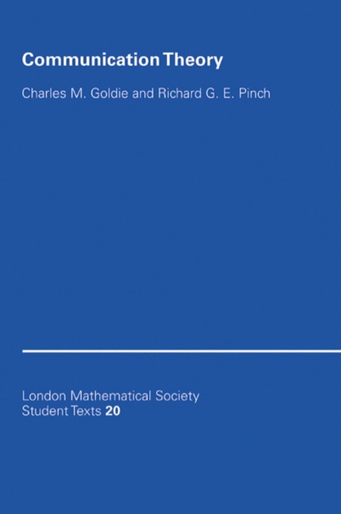 Cover image for book Communication Theory