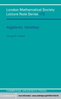 Cover image: Algebraic Varieties 1st edition 9780521426138