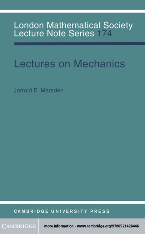 Cover image for book Lectures on Mechanics