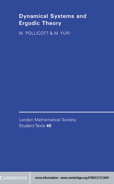 Cover image for book Dynamical Systems and Ergodic Theory