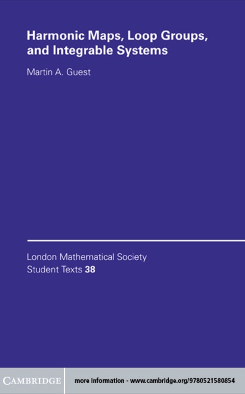 Cover image for book Harmonic Maps, Loop Groups, and Integrable Systems