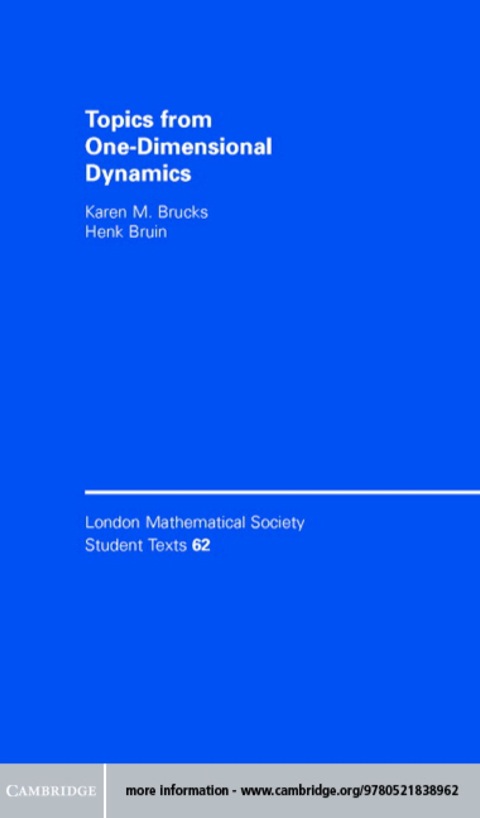 Cover image for book Topics from One-Dimensional Dynamics