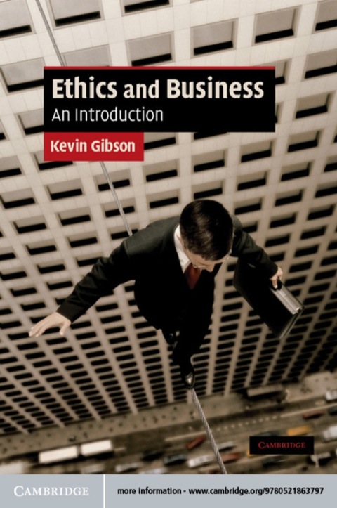 Cover image for book Ethics and Business