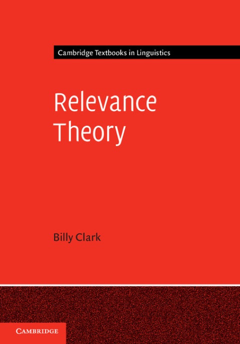 Cover image for book Relevance Theory