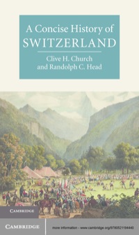 Cover image: A Concise History of Switzerland 1st edition 9780521194440