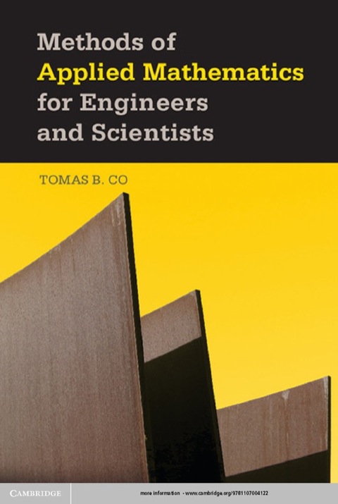 Cover image for book Methods of Applied Mathematics for Engineers and Scientists