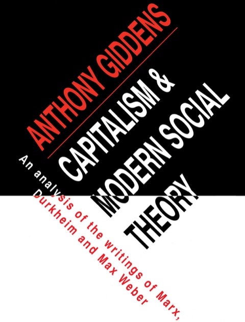Cover image for book Capitalism and Modern Social Theory