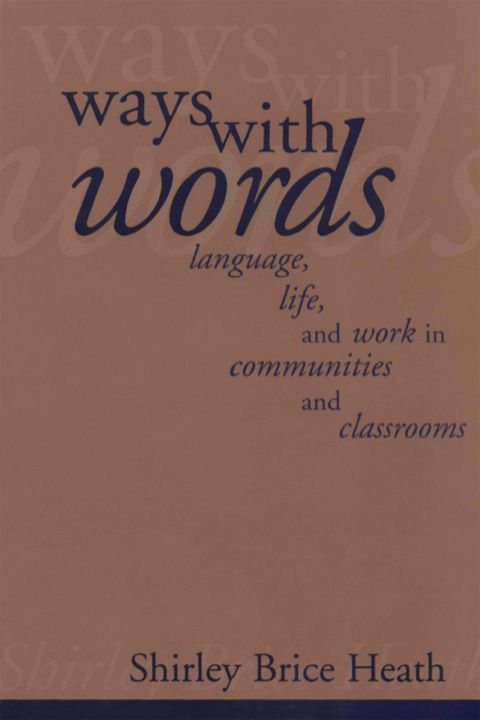 Cover image for book Ways with Words