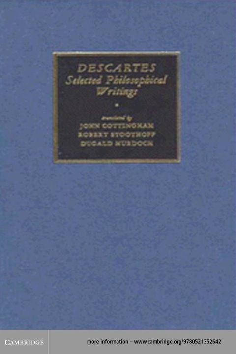 Cover image for book Descartes: Selected Philosophical Writings