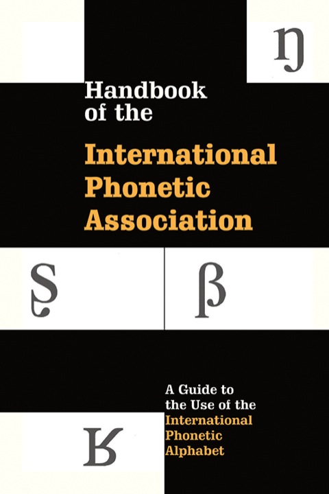Cover image for book Handbook of the International Phonetic Association