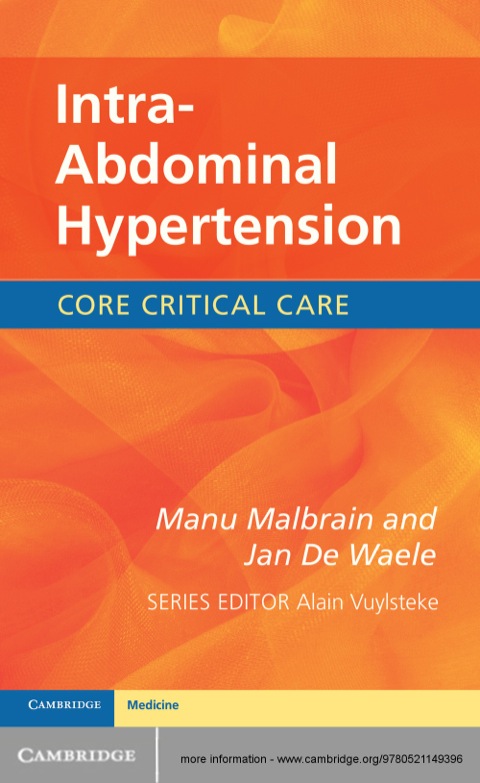 Cover image for book Intra-Abdominal Hypertension