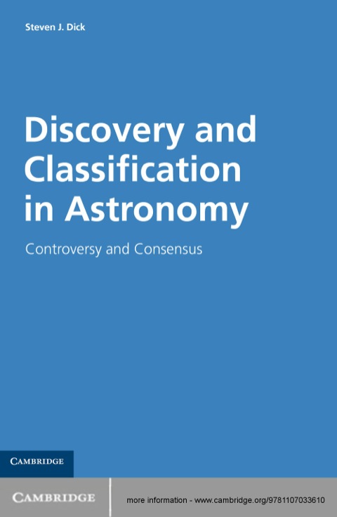 Cover image for book Discovery and Classification in Astronomy